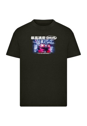 DRIFT RACING TEE - Print T-shirt - black