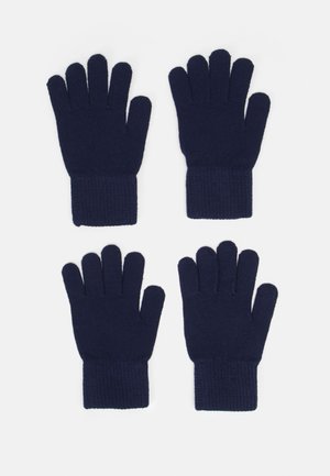 2 PACK UNISEX - Gloves - navy