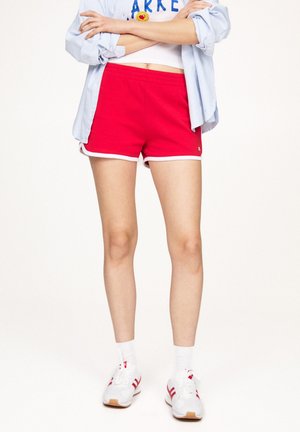 PULL&BEAR STRIPED JOGGER - Tracksuit bottoms - red