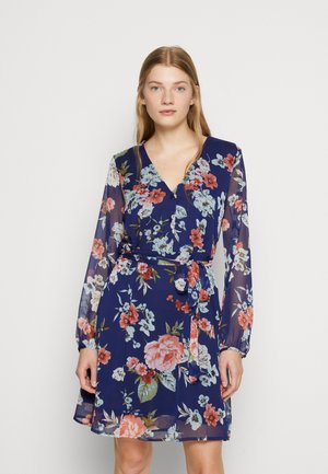 ONLY ONLSAGA V NECK BUTTON DRESS - Φόρεμα ημέρας - sky captain