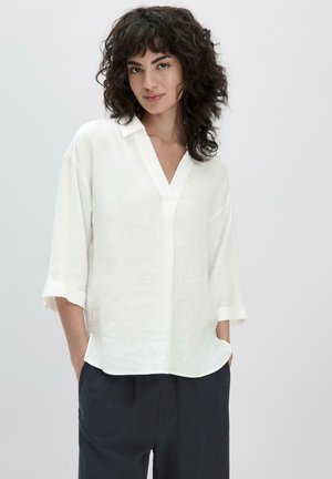 hessnatur Blouse - naturweiss