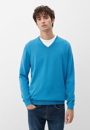 Strickpullover - aqua