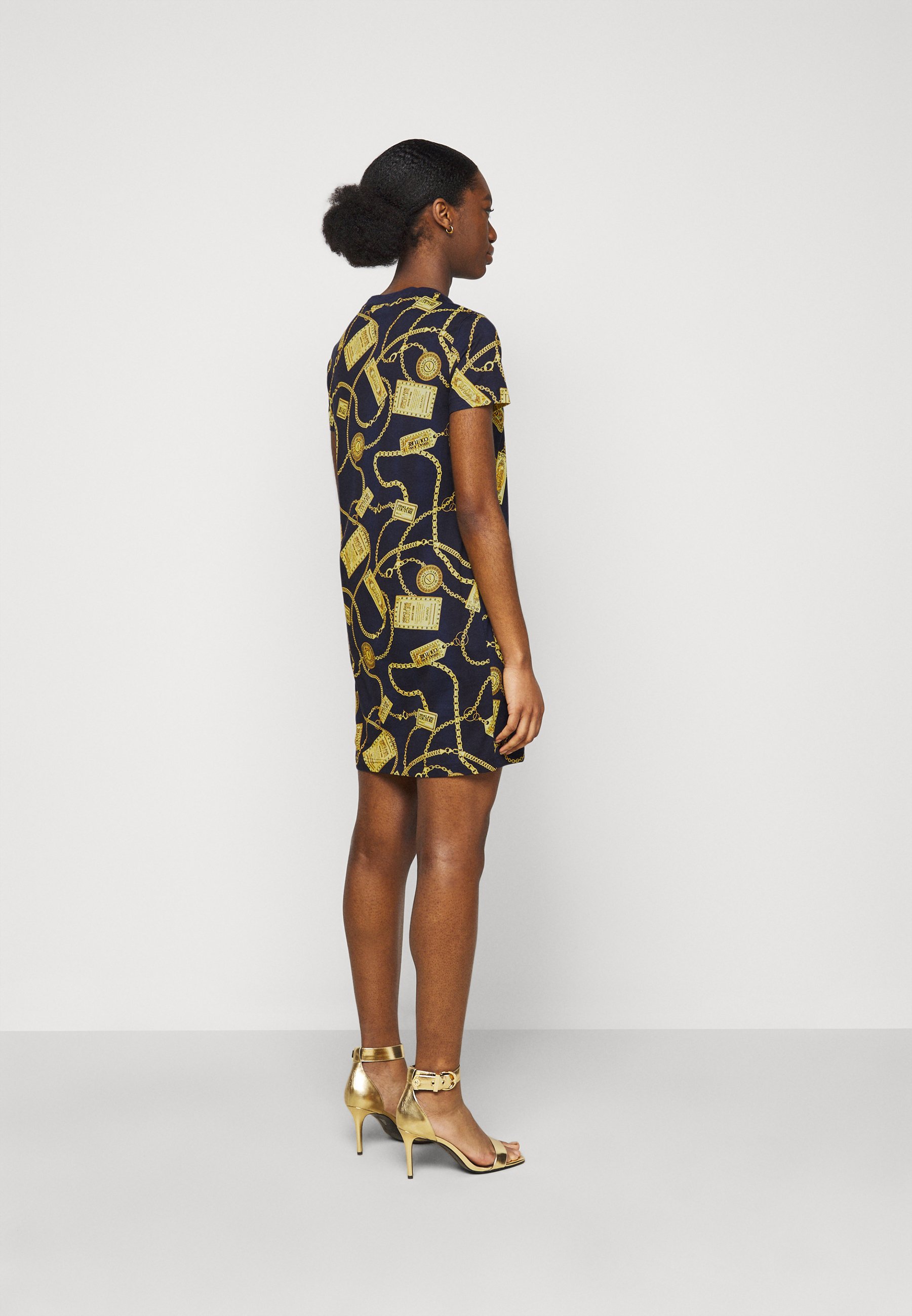 Versace Jeans Couture DRESS - Vestido ligero - navy/azul marino - Zalando.es