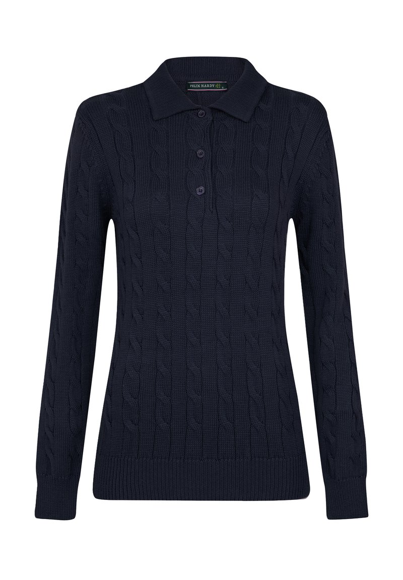 Felix Hardy CABLE - Maglietta a manica lunga - dark blue