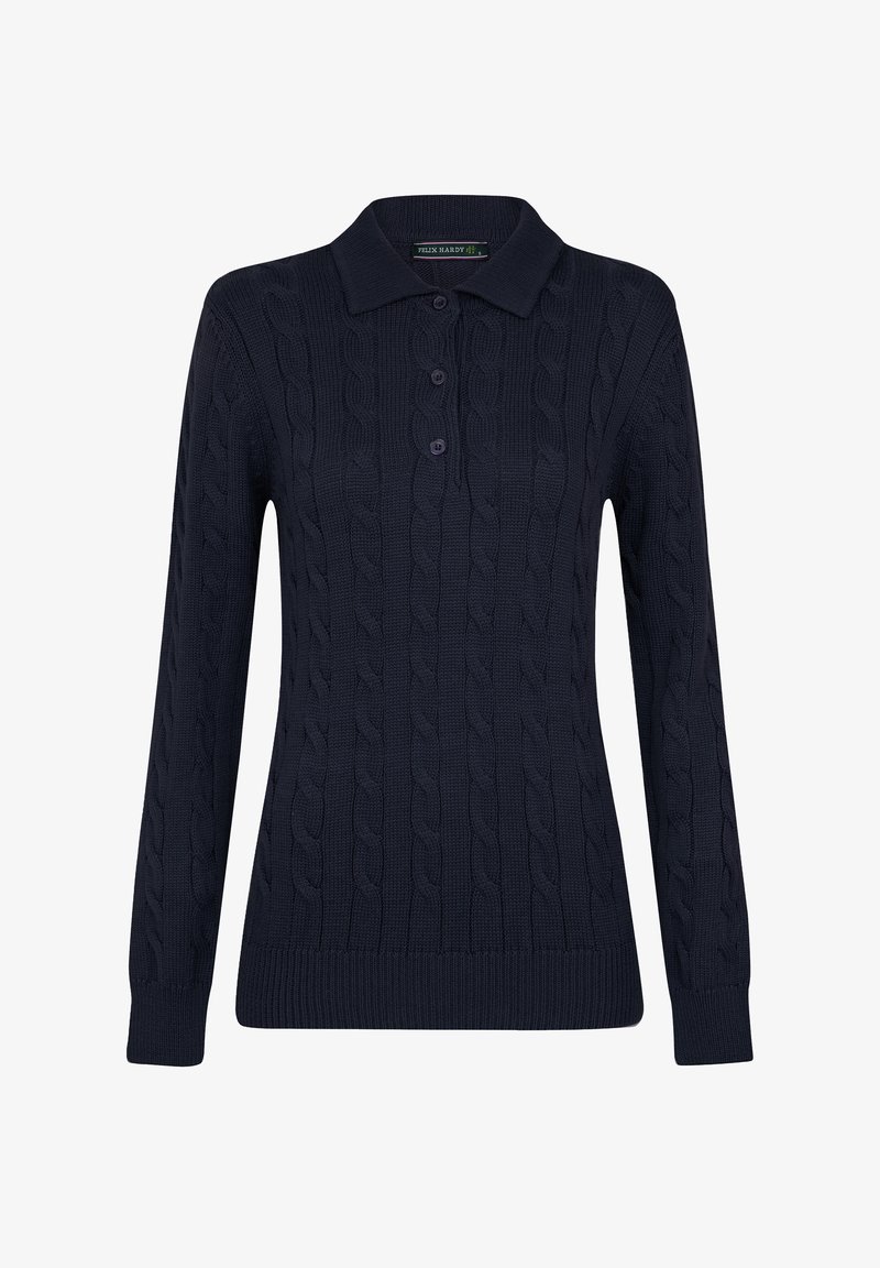 Felix Hardy CABLE - Langarmshirt - dark blue
