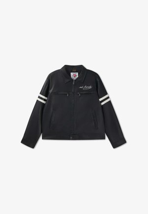 Ed Hardy, Chaqueta de cuero sintético - black