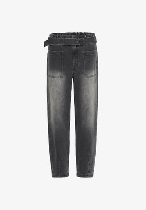 Kaffe ABBY  - Avar lõikega teksad - medium grey denim