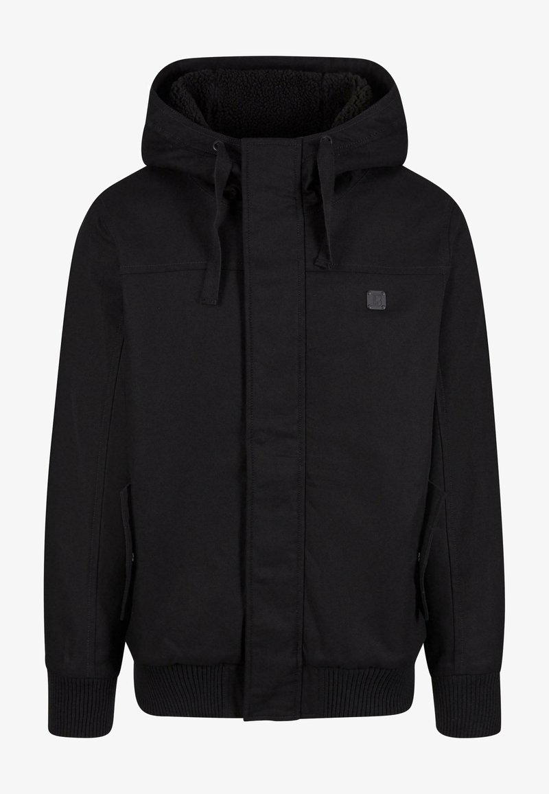 Stradivarius - Giacca Imbottita Con Cappuccio Nera - Foto 5