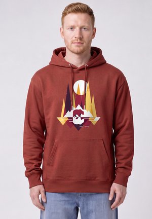 watapparel, VON BÄREN UND BERGEN UNISEX - Hoodie - earthy red