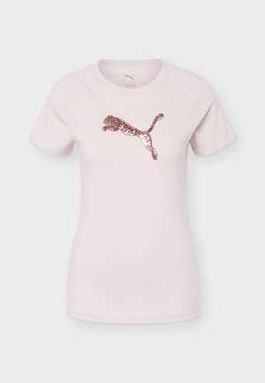 Puma, SEQUINS TEE - T-Shirt print - misty pink