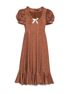 Sister Jane KNICK KNACK MIDI DRESS - Vestido informal - brown