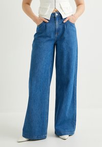 Koton Vaqueros a campana - blue denim