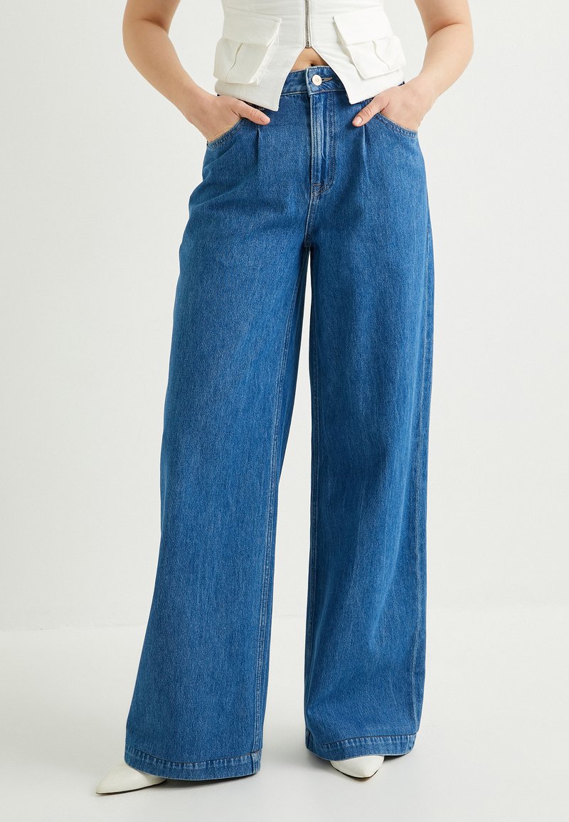 Koton Vaqueros a campana - blue denim