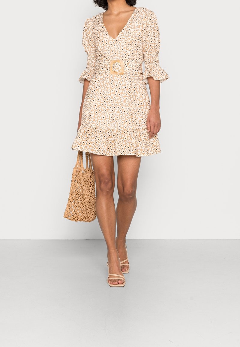 forever new beige dress Forever New Beige Lace Dress Beige Lace Layered Mini Dress Fit And Depop