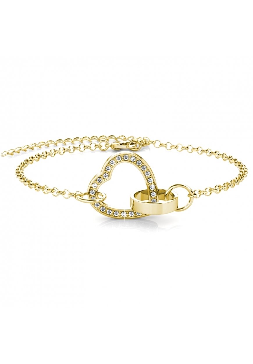 Collier Cœur Avec Lettre Initiale Personnalisable - Chaîne Ajustable 40+5 Cm - Cadeau Pour Elle Ou Meilleure Amie - 3