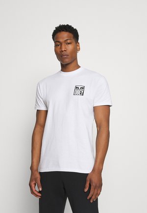 Obey Clothing EYES ICON - Apdrukāts T-krekls - white