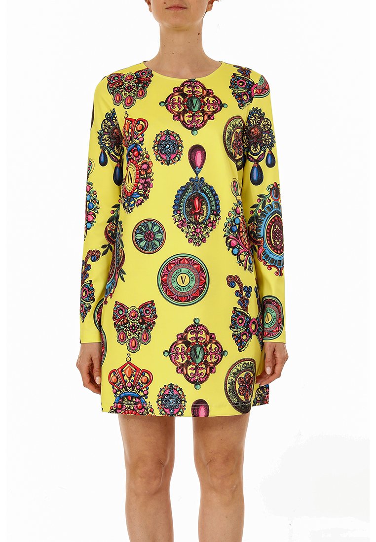 Versace Jeans Couture Jurk geel