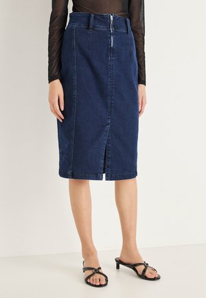 MIDI SKIRT - Teksaseelik - denim
