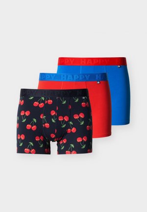 3 PACK - Kurze Boxershorts - navy/red/multi-coloured