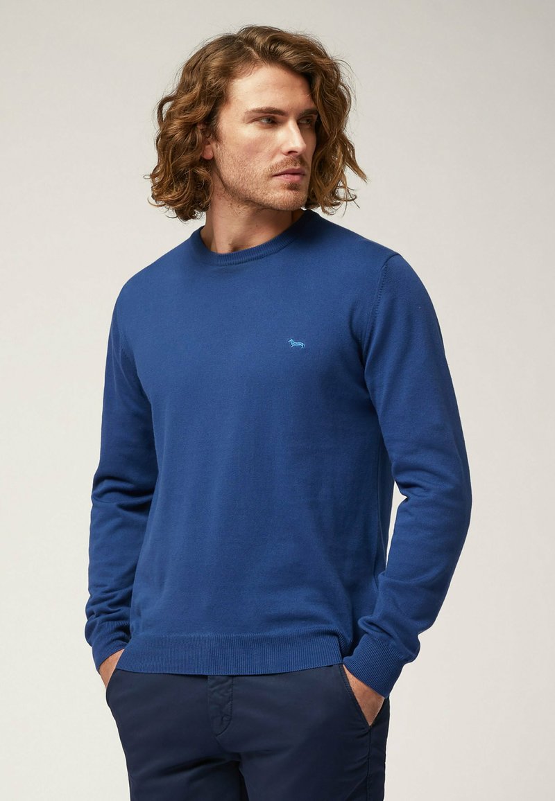 Harmont & Blaine GIROCOLLO - Maglione - blu royal