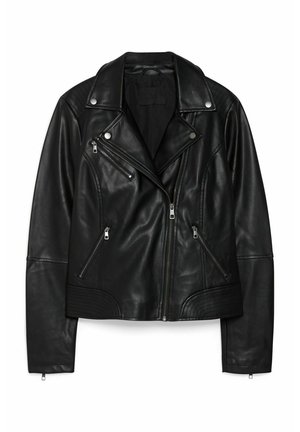 Imitatieleren jas - anthracite