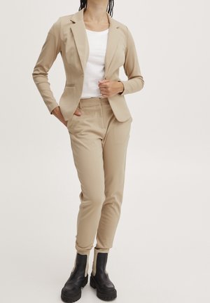 ICHI, Blazer - mottled beige