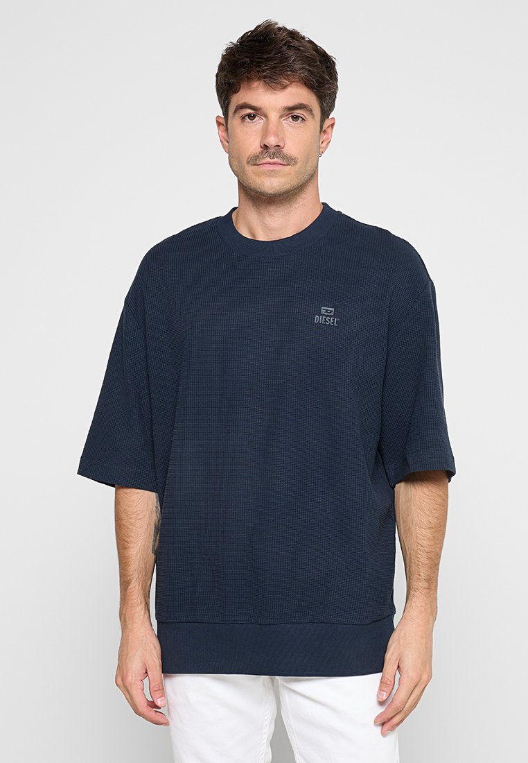 Diesel T-shirt basic blauw
