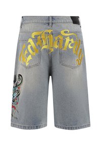 Ed Hardy MEDUSA DRAG SKATER - Farkkushortsit - bleach
