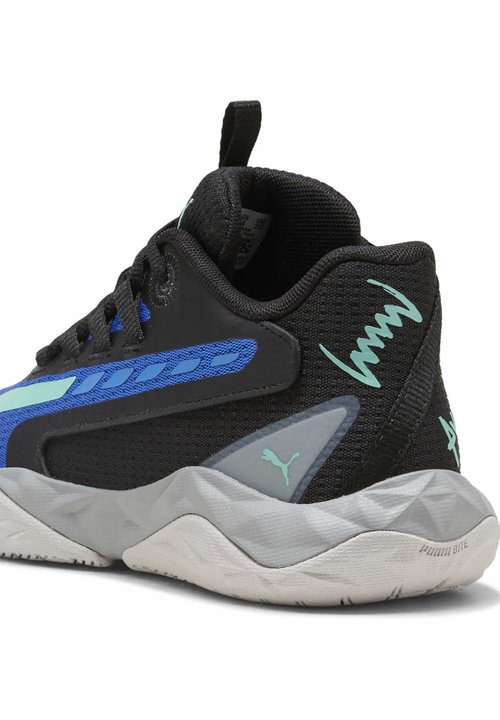 PUMA DAGGER 2 MID BASKETBALLSCHUHE UNISEX - Basketball shoes - black/bluemazing/aquatic — foto 4