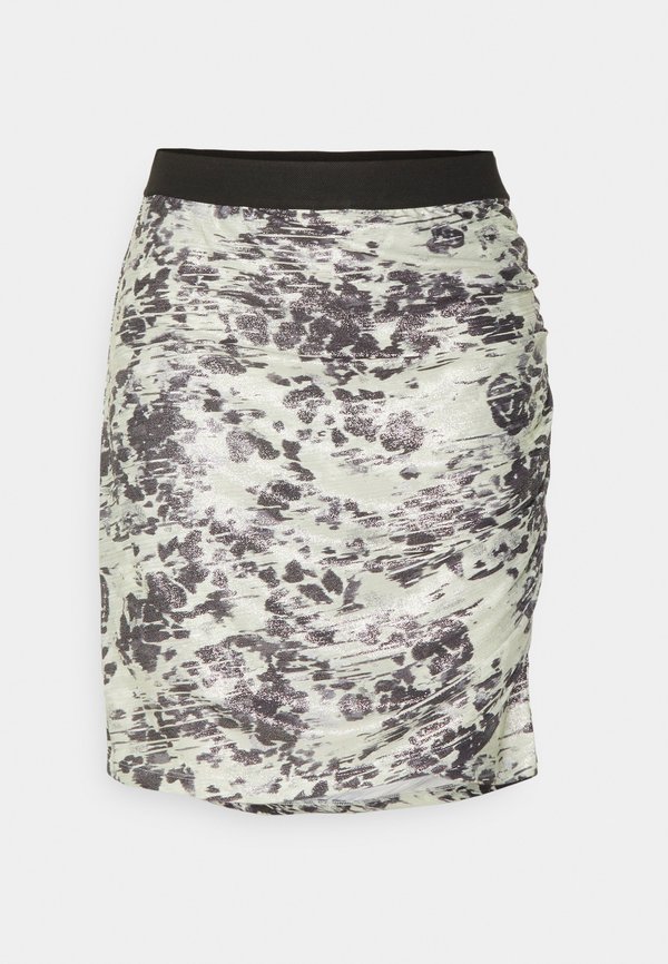 REN FUNK - Pencil skirt - soulful silver3