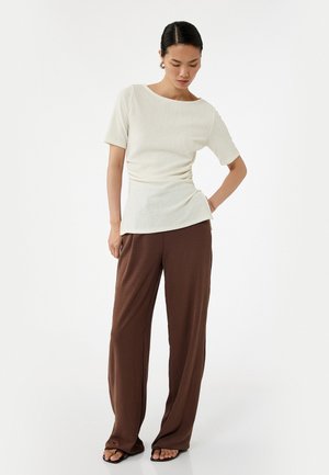DRAPED DETAIL - T-Shirt basic - off-white
