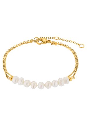 MIT PERLE TONY POLIERT - Armband - goldfarbend