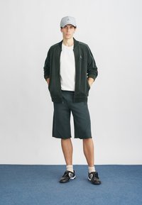 Jordan TRACK  - Camisola com fecho - black/blue chill