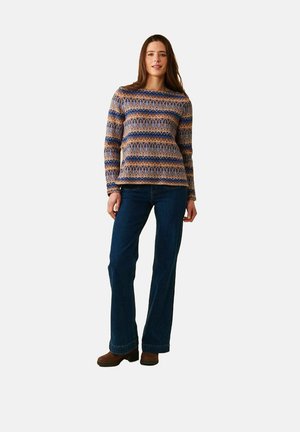 Stickad tröja - blue