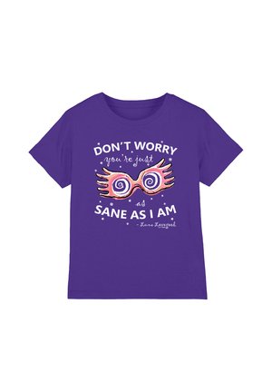 Warner Brothers, HARRY POTTER LUNA LOVEGOOD SPECTRESPECS WHITE UNISEX - Print T-shirt - purple