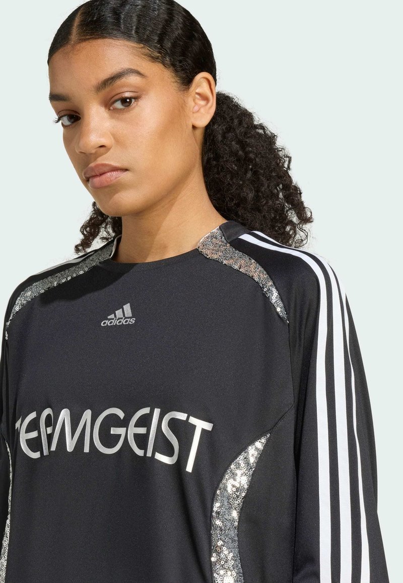 adilenium season 4 teamgeist sequins mini dress adidas Originals Adidas Adilenium Season 4 Teamgeist Sequins Mini Dress in Black