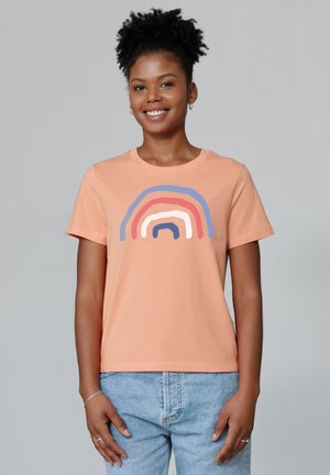watapparel REGENBOGEN - T-shirt print - fraiche peche