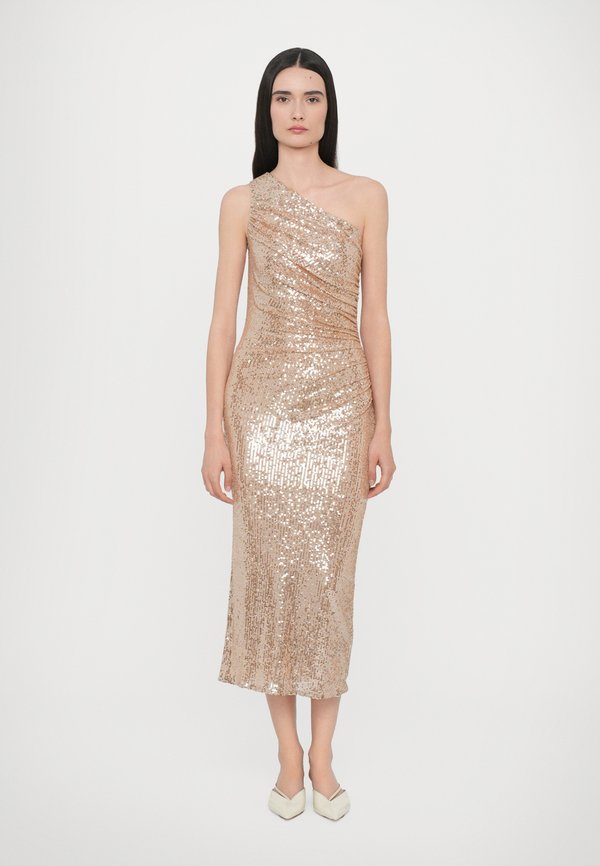 MALIA ONE SHOULDER BALLERINA DRESS - Cocktail dress / Party dress - butterscotch