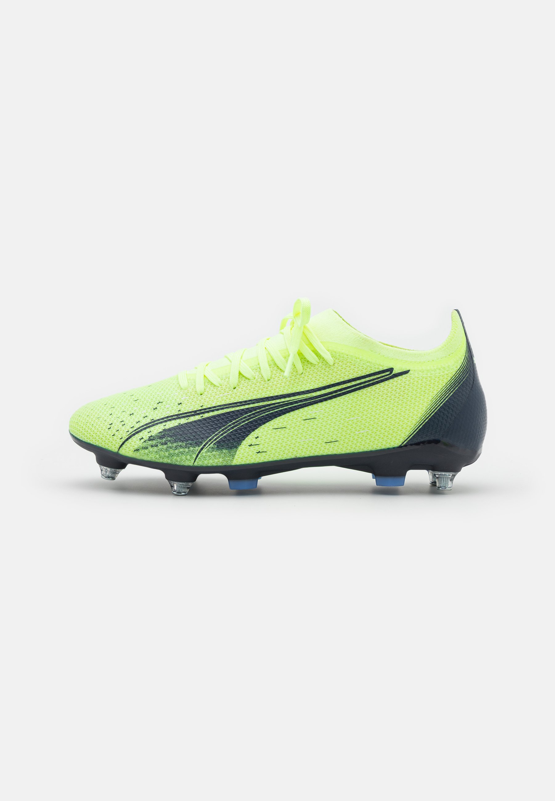 Puma ULTRA MATCH MXSG - Voetbalschoenen met metalen noppen - fizzy  light/parisian night/blue glimmer/neongeel - Zalando.nl