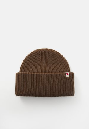 HEAVY BEANIE UNISEX - Megzta kepurė - dark oak