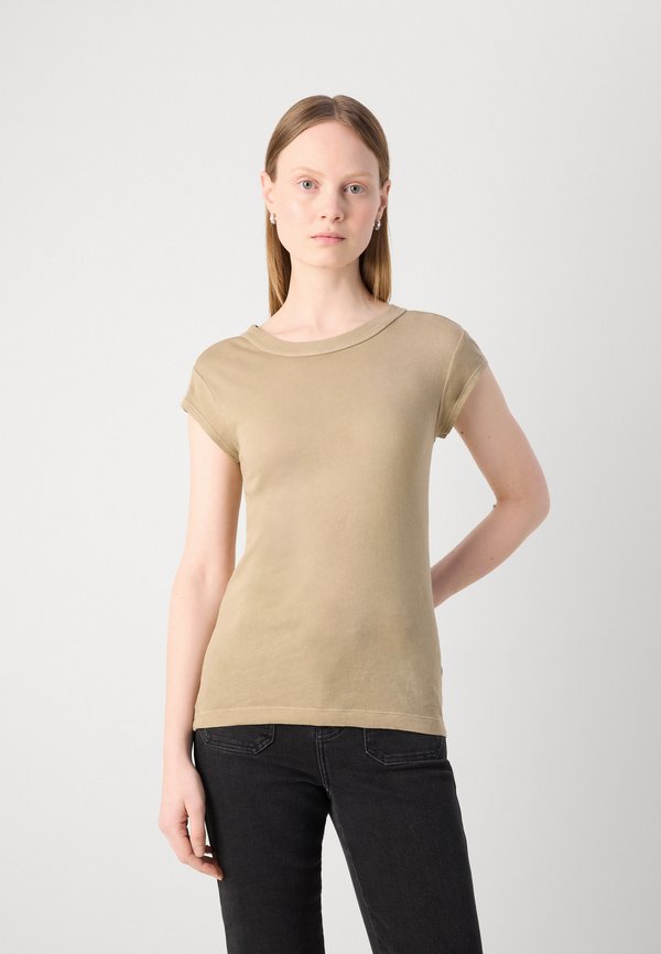SHORT SLEEVE ROUND NECK - Basic T-shirt - summer sand3