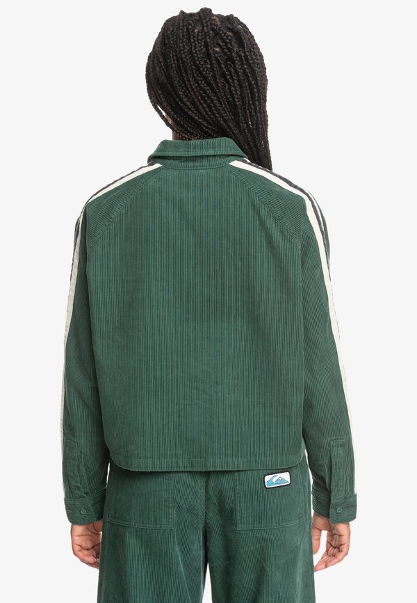 Button-down blouse - forest2