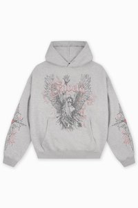 UNISEX - Mikina s kapucí - grey melange