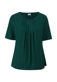 s.Oliver BLACK LABEL MIT FALTEN-DETAIL - Blouse - tannengrün