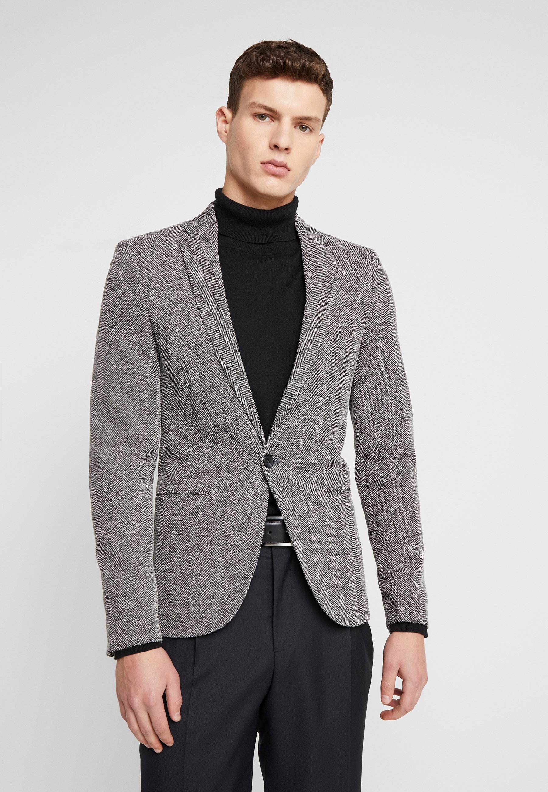 River Island online | Den nye kolleksjonen på Zalando River Island TARGARYEN MINI CHECK SKINNY - Dressjakke - grey