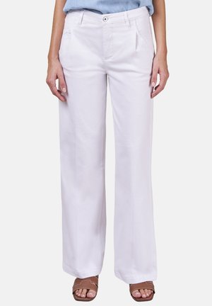 MARLENE WIDE - Jeans Relaxed Fit - white denim