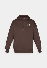 ICON HOODIE - Majica s kapuljačom - kona brown/white