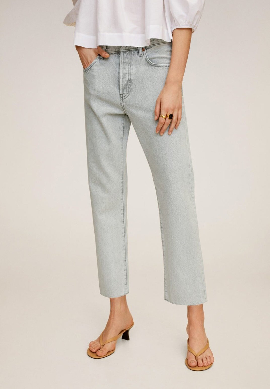 Jean gris mango Outlet