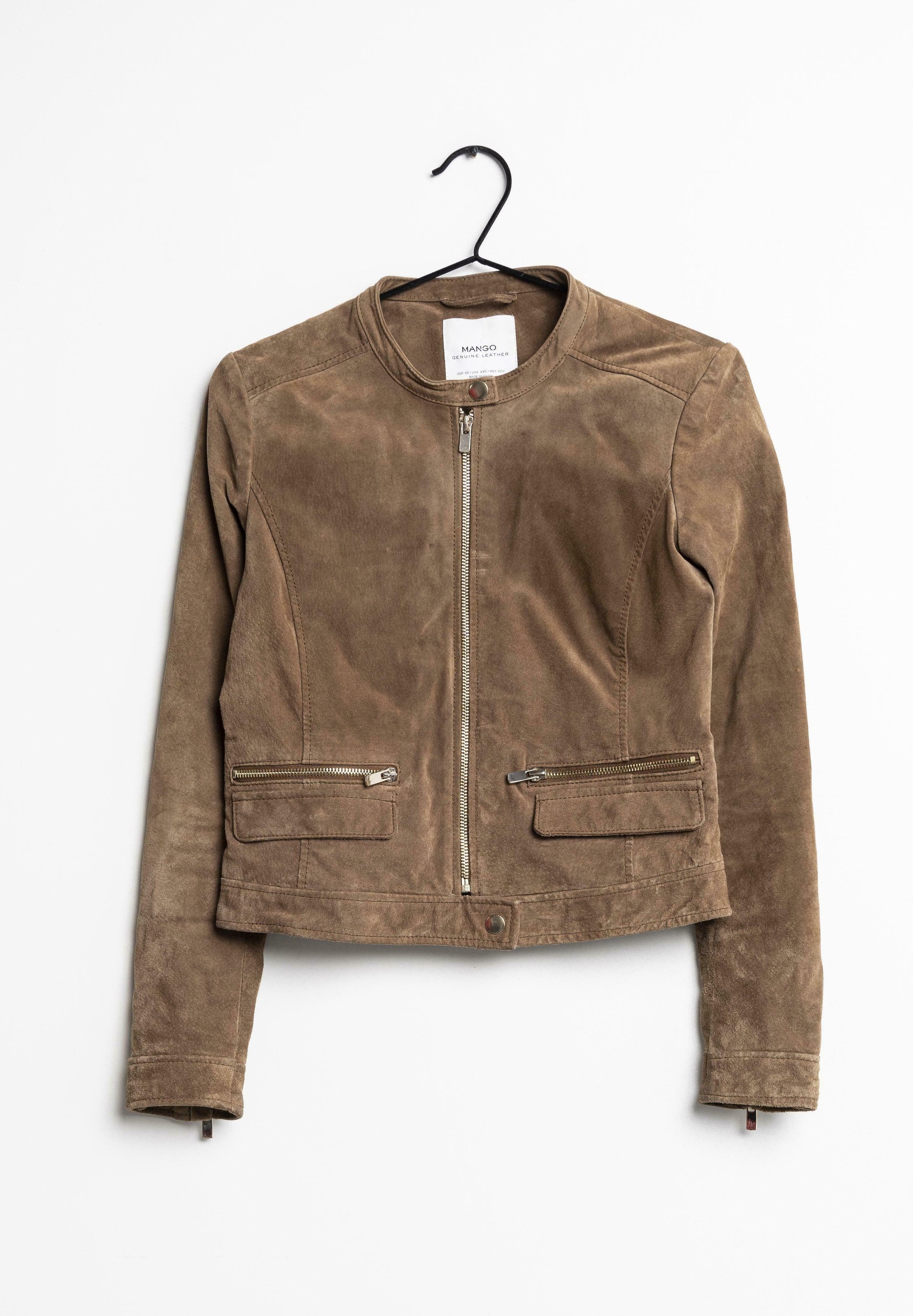 Mango Leather jacket brown (Pre-owned) - Main Image