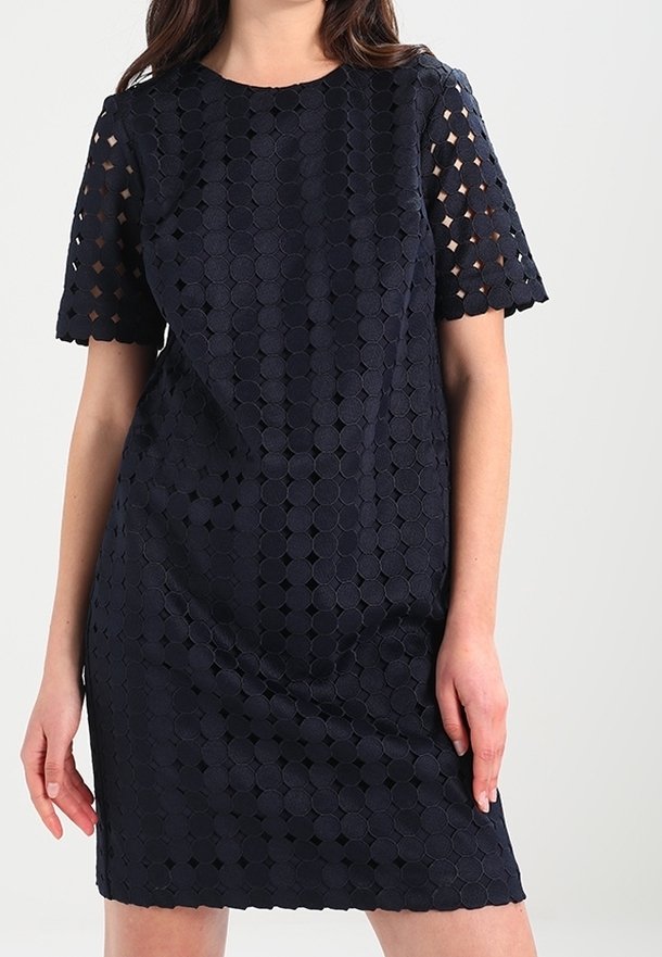 calvin klein light blue dress Banana Republic Navy Size 8 Floral Shift Midi Sleeveless Dress  True  Fashionistas